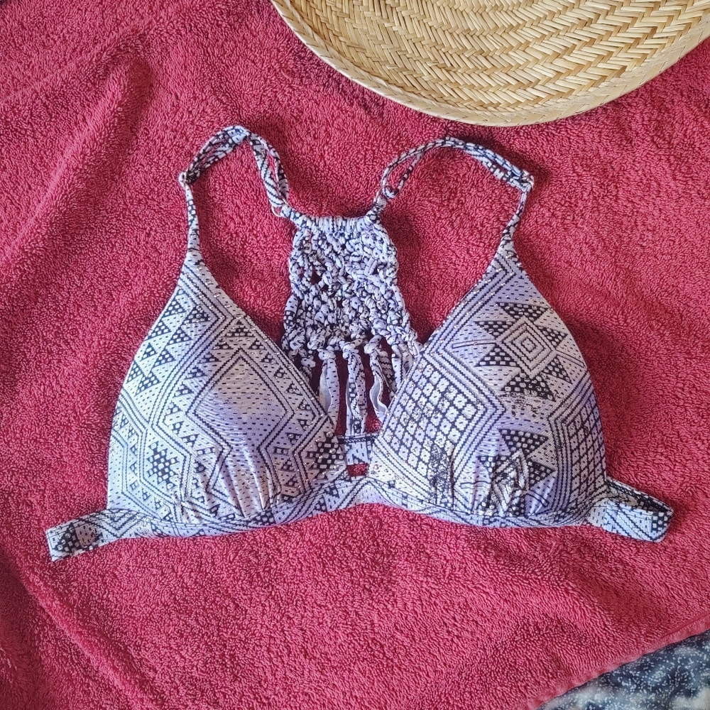 Catalina Crochet Back Triangle Bikini Top XL